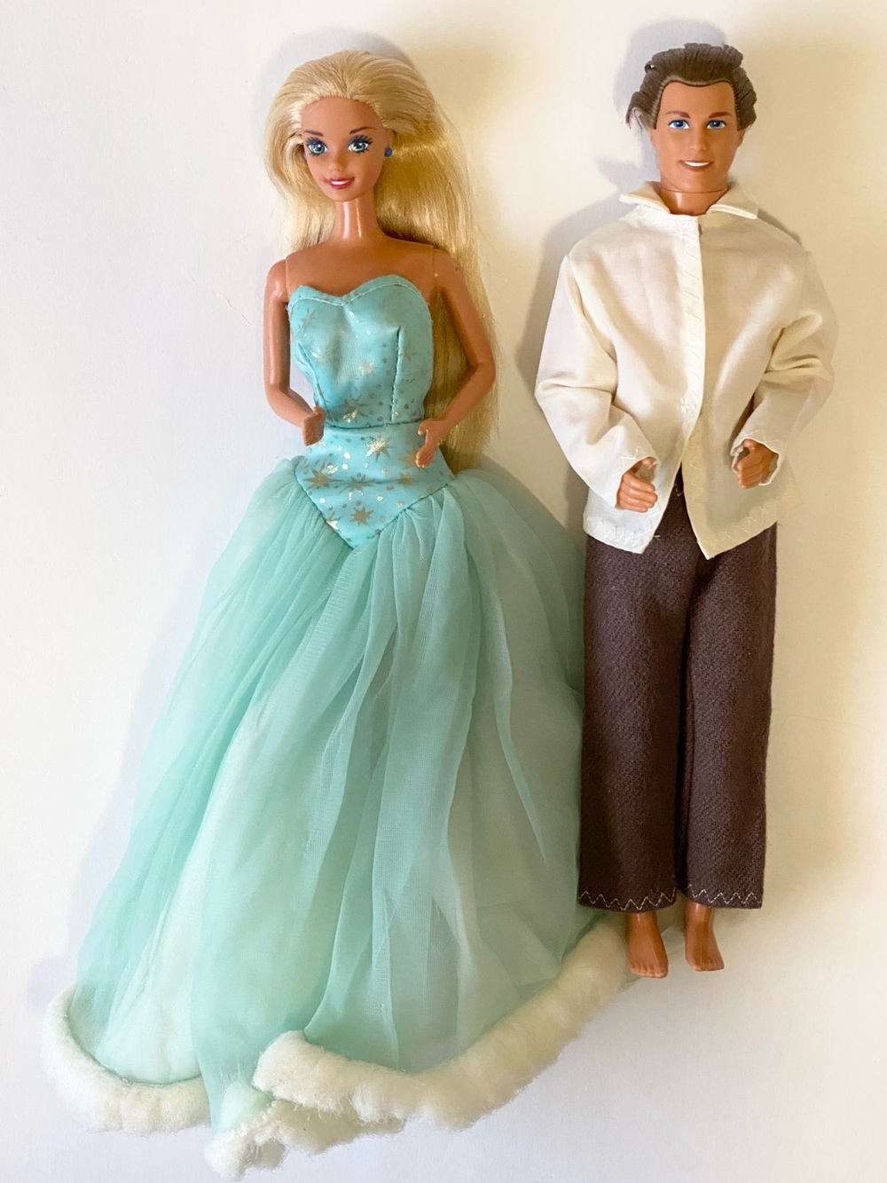 1994 Baywatch Barbie & 1996 Big Brother Ken Dolls Matel